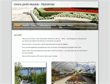 Tablet Screenshot of centrejardinmoraldo.com